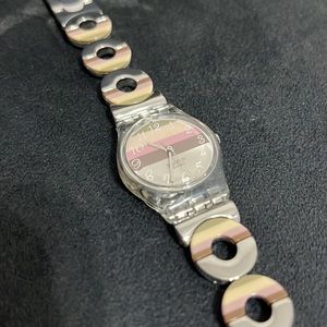 Never Used Vintage Swatch Women’s Watch Metallic Dune